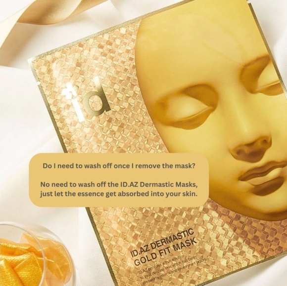 👑 NEW/SEALED ID.AZ Dermastic Gold Fit Mask 👑 - Picture 11 of 14
